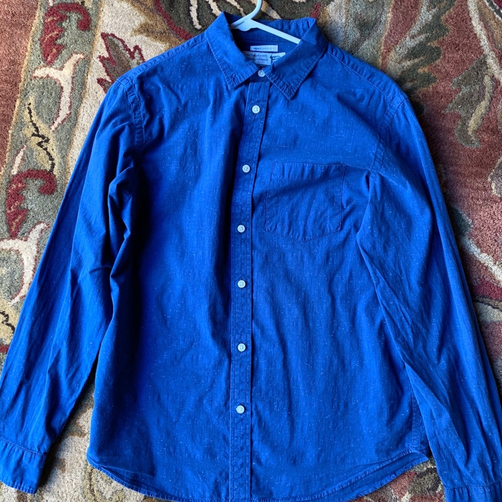 Old Navy Blue Button Down Shirt